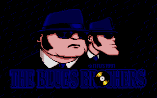 The Blues Brothers (Atari ST) screenshot: Title screen