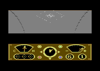 The Eidolon (Commodore 64) screenshot: Sparkly...