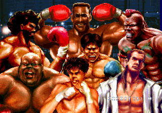 Best Bout Boxing (Arcade) screenshot: All boxers