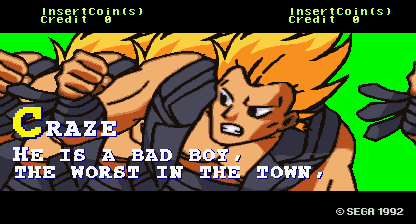 Burning Rival (Arcade) screenshot: Craze