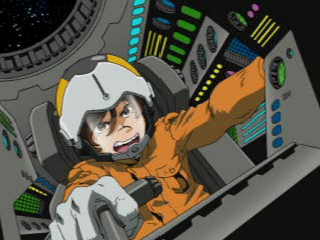 Leiji Matsumoto 999 ~ Story of Galaxy Express 999 ~ (PlayStation) screenshot: Hiroshi Umino dreams of building his own spaceship...