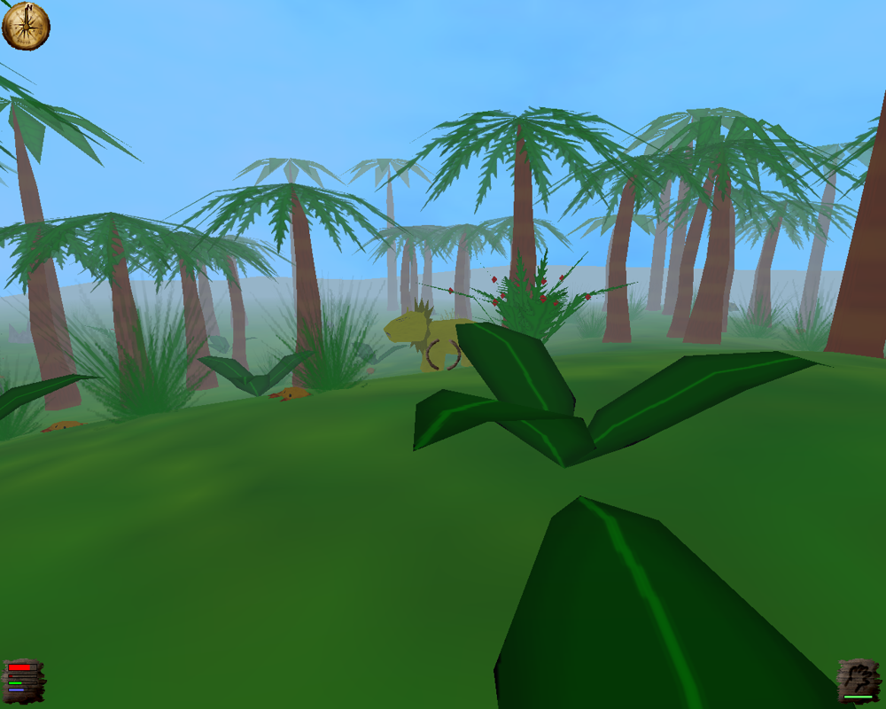 Stranded (Windows) screenshot: A lion