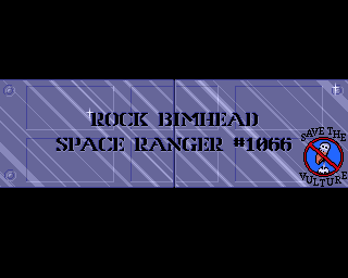 Web of Terror (Amiga) screenshot: Space ranger