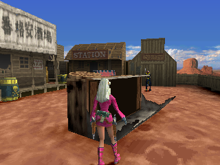 Cosmowarrior Zero (PlayStation) screenshot: Zero vs. La Sylviana
