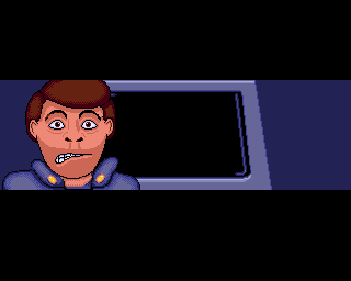 Web of Terror (Amiga) screenshot: That's unfortunate