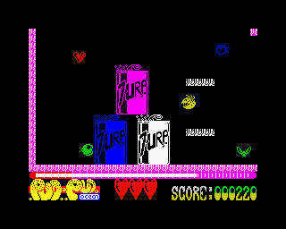 Pud Pud in Weird World (ZX Spectrum) screenshot: 7urps.