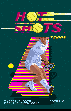 Hot Shots Tennis (Arcade) screenshot: Title screen