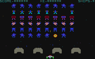Ace Invaders (Atari ST) screenshot: Got one