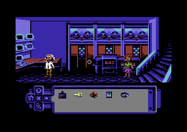 Caren and the Tangled Tentacles (Commodore 64) screenshot: in game screenshot