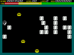 Eskimo Eddie (ZX Spectrum) screenshot: Not much to play with now.