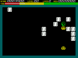 Eskimo Eddie (ZX Spectrum) screenshot: Dead
