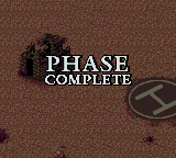 Cannon Fodder (Game Boy Color) screenshot: Phase complete.