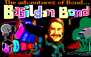 The Adventures of Bond... Basildon Bond (Amstrad CPC) screenshot: Title