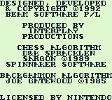 4-in-1 Fun Pak (Game Boy) screenshot: Opening credits