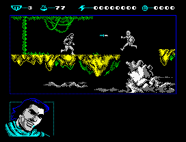 El Capitán Trueno (ZX Spectrum) screenshot: Starting second cassete's load