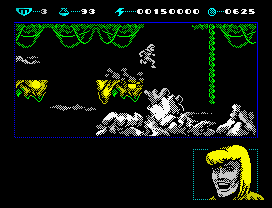 El Capitán Trueno (ZX Spectrum) screenshot: Crispín or Tarzan?