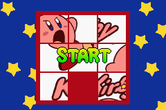 Kirby Puzzle (Game Boy Advance) screenshot: Start of the puzzle