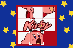 Kirby Puzzle (Game Boy Advance) screenshot: Puzzle in progress