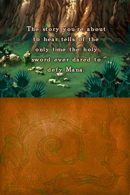 Children of Mana (Nintendo DS) screenshot: I sense troubles