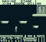 The Adventures of Star Saver (Game Boy) screenshot: Ah finally, an exit