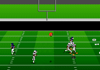Bill Walsh College Football 95 (Genesis) screenshot: Looking good.
