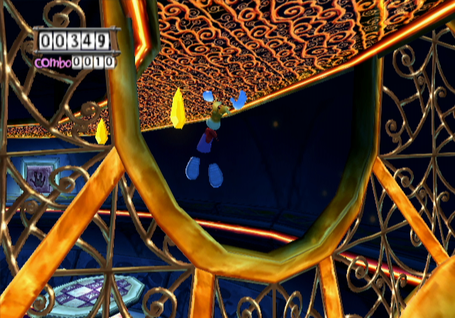 Rayman 3: Hoodlum Havoc (GameCube) screenshot: Monkey Bars