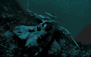 Aquaventura (Amiga) screenshot: Game Over screen