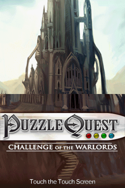 Puzzle Quest: Challenge of the Warlords (Nintendo DS) screenshot: Title screen