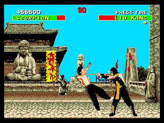 Screenshot of Mortal Kombat (DOS, 1992) - MobyGames