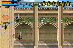 Star Wars: Jedi Power Battles (Game Boy Advance) screenshot: Level 8: The Streets of Naboo