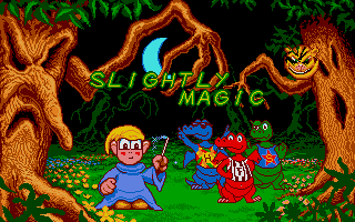 Slightly Magic (Atari ST) screenshot: Title screen