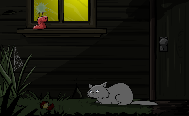 The Visitor (Browser) screenshot: Kitten wants to play?