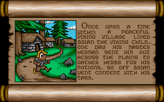 Prophecy: Viking Child (Atari ST) screenshot: From the intro