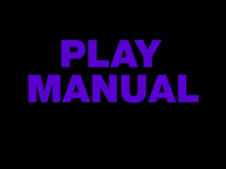 Alive (PlayStation) screenshot: Introducing "Play Manual".