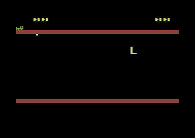 Kids on Keys (Commodore 64) screenshot: Game 1: letters fall