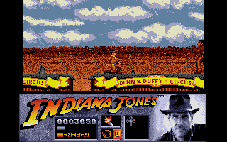 Indiana Jones and the Last Crusade: The Action Game (Atari ST) screenshot: Avoid the animals.
