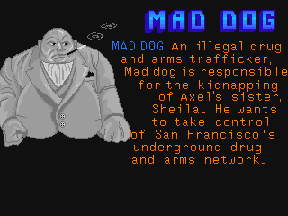 Mug Smashers (Arcade) screenshot: Mad Dog