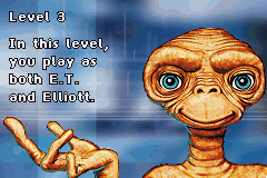 E.T. The Extra-Terrestrial (Game Boy Advance) screenshot: Hey, now I can play Elliott.