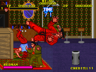 Mug Smashers (Arcade) screenshot: Boss stage 3