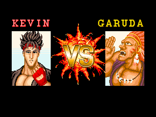 Big Fight (Arcade) screenshot: Kevin vs Garuda