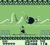 Looney Tunes (Game Boy) screenshot: First boss battle