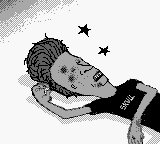 MTV's Beavis and Butt-Head (Game Boy) screenshot: Use the bone!