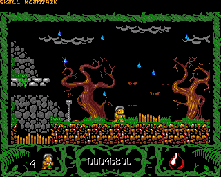 The Legend of the Lost Temple (Acorn 32-bit) screenshot: Avoid spikes