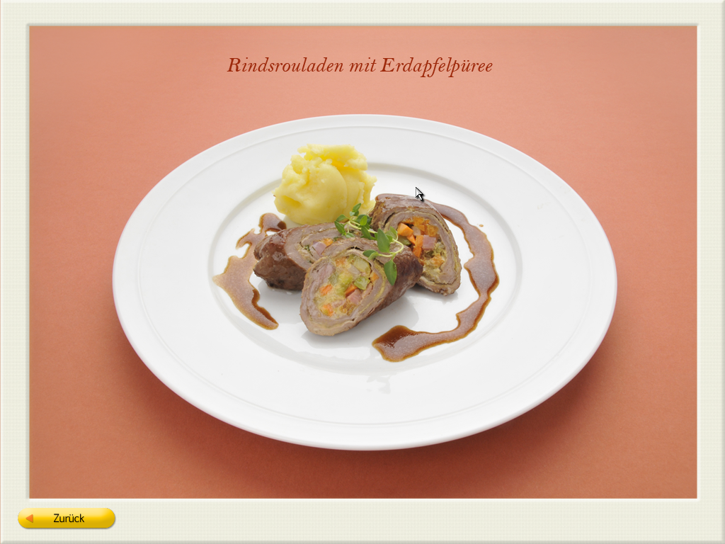 Das große Sarah Wiener Kochspiel (Linux) screenshot: Review your cooked meals!