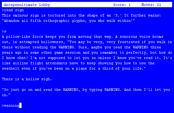 Ad Verbum (Browser) screenshot: The game wants to make sure I know the ground rules.