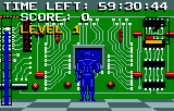 Electrocop (Lynx) screenshot: Walking into the screen