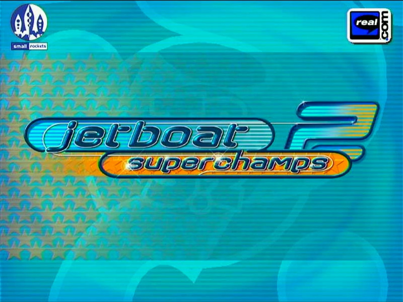 Jetboat Superchamps 2 (Windows) screenshot: Title screen