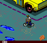 Dave Mirra Freestyle BMX (Game Boy Color) screenshot: School bus