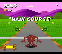 Taz-Mania (SNES) screenshot: The first level