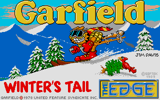 Garfield: Winter's Tail (Atari ST) screenshot: Title screen